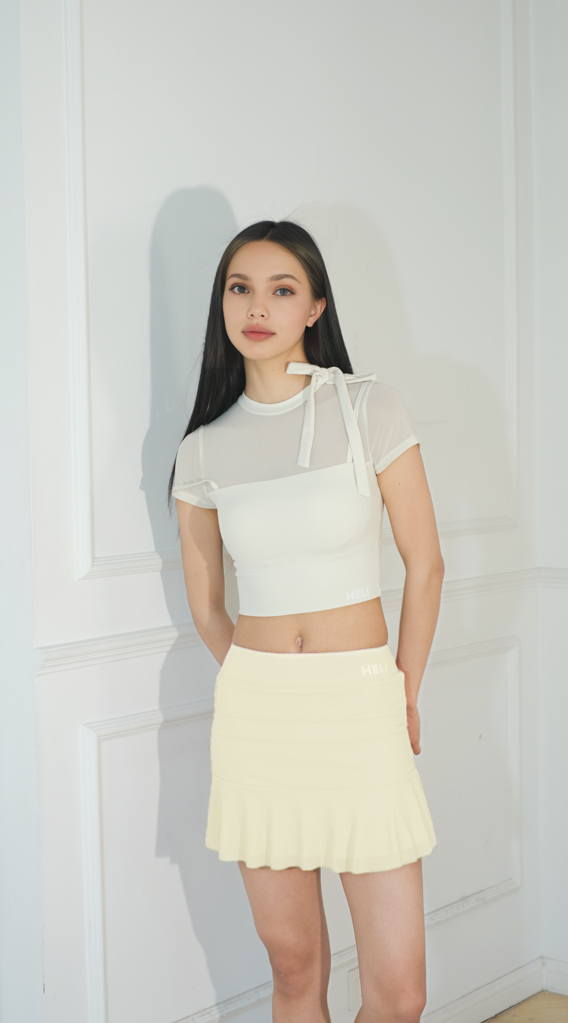 High-Waisted Seamless Yoga Skirt